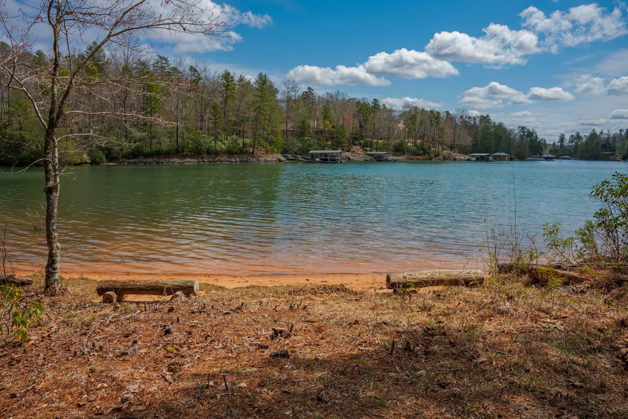 Lake Keowee at sunset - setting for popup dining events